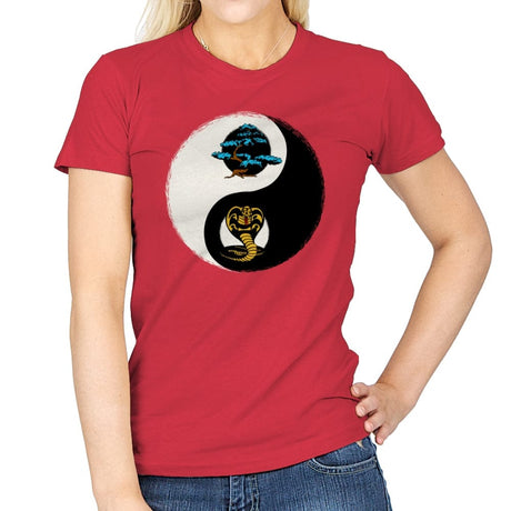 Balance Dojo - Womens T-Shirts RIPT Apparel Small / Red