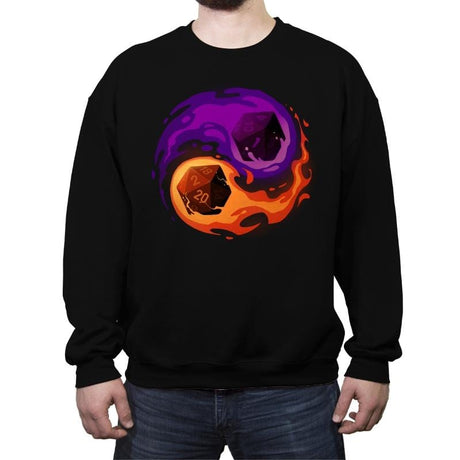 Balance Game - Crew Neck Sweatshirt Crew Neck Sweatshirt RIPT Apparel Small / Black