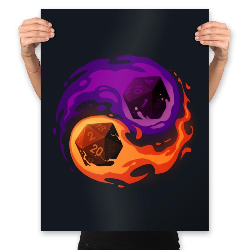 Balance Game - Prints Posters RIPT Apparel 18x24 / Black
