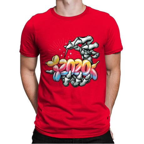 Balloon Burst - Mens Premium T-Shirts RIPT Apparel Small / Red