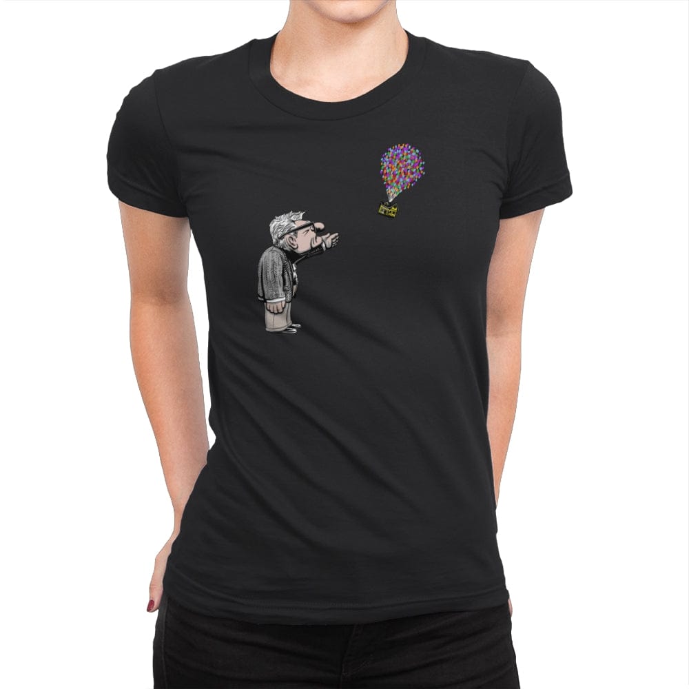 Balloon Carl - Womens Premium T-Shirts RIPT Apparel Small / Black