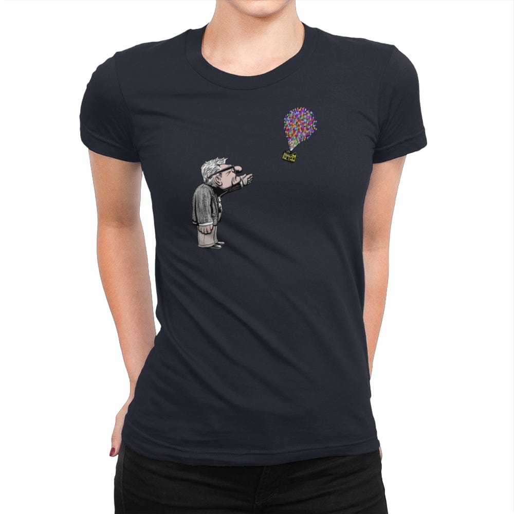 Balloon Carl - Womens Premium T-Shirts RIPT Apparel Small / Midnight Navy