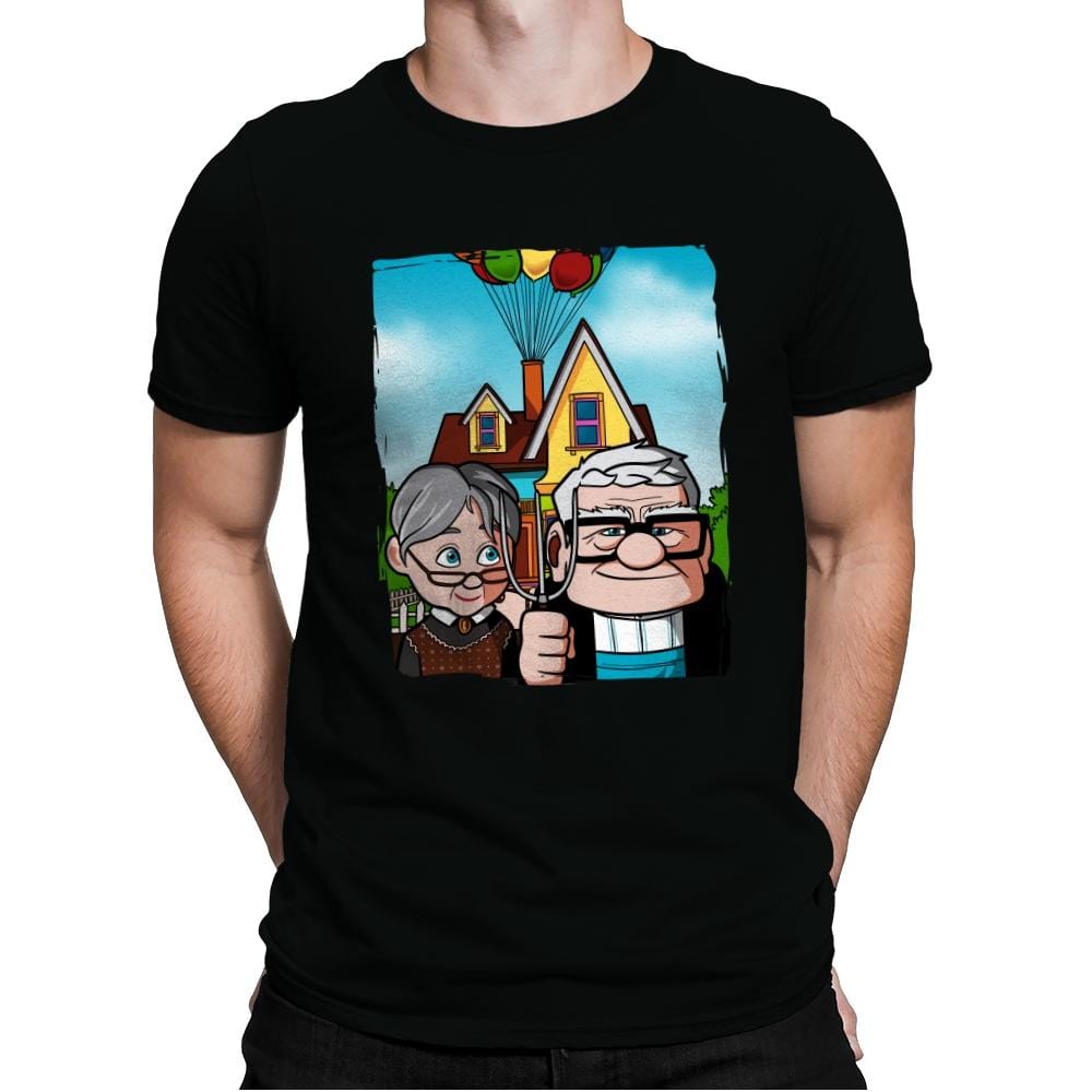Balloon Gothic - Mens Premium T-Shirts RIPT Apparel Small / Black