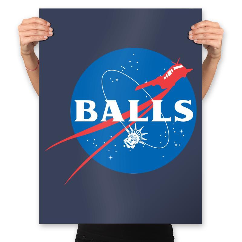 Balls Aeronautics - Prints Posters RIPT Apparel 18x24 / Navy
