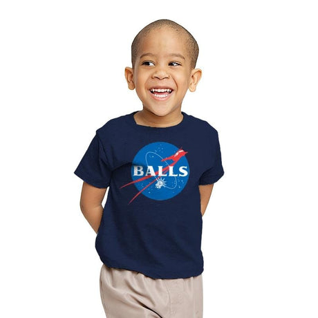 Balls Aeronautics - Youth T-Shirts RIPT Apparel X-small / Navy