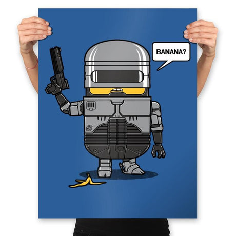 Banana Cop - Prints Posters RIPT Apparel 18x24 / Royal