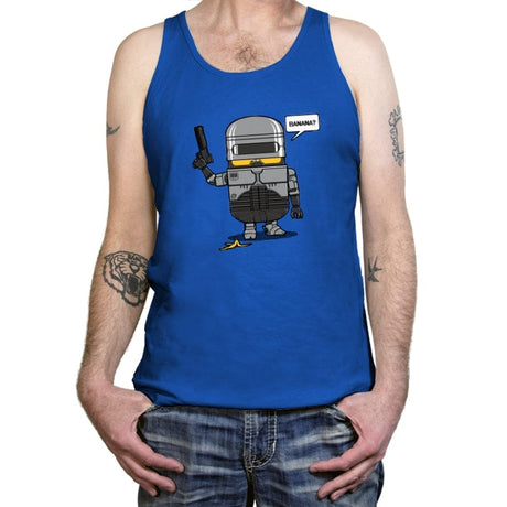 Banana Cop - Tanktop Tanktop RIPT Apparel X-Small / True Royal