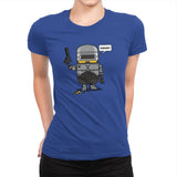 Banana Cop - Womens Premium T-Shirts RIPT Apparel Small / Royal