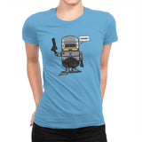 Banana Cop - Womens Premium T-Shirts RIPT Apparel Small / Turquoise