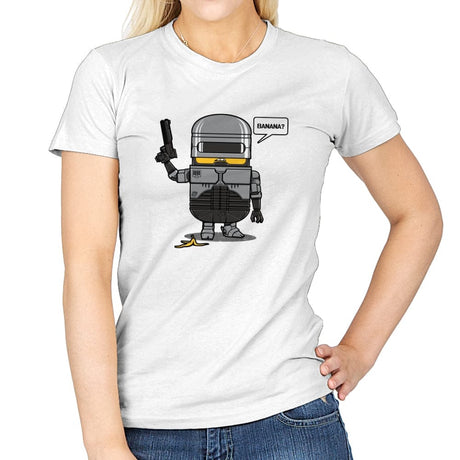 Banana Cop - Womens T-Shirts RIPT Apparel Small / White