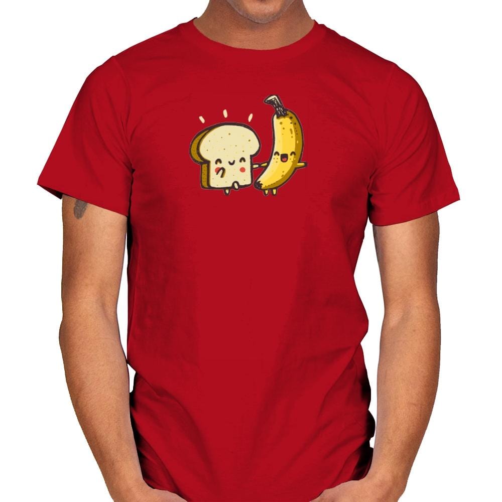 Banana Sandwich - Mens T-Shirts RIPT Apparel Small / Red