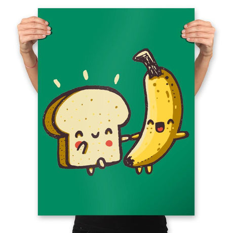 Banana Sandwich - Prints Posters RIPT Apparel 18x24 / Kelly