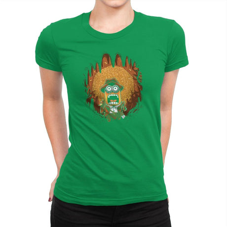 Bananas of Doom - Despicable Tees - Womens Premium T-Shirts RIPT Apparel Small / Kelly Green