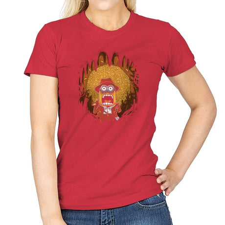 Bananas of Doom - Despicable Tees - Womens T-Shirts RIPT Apparel Small / Red