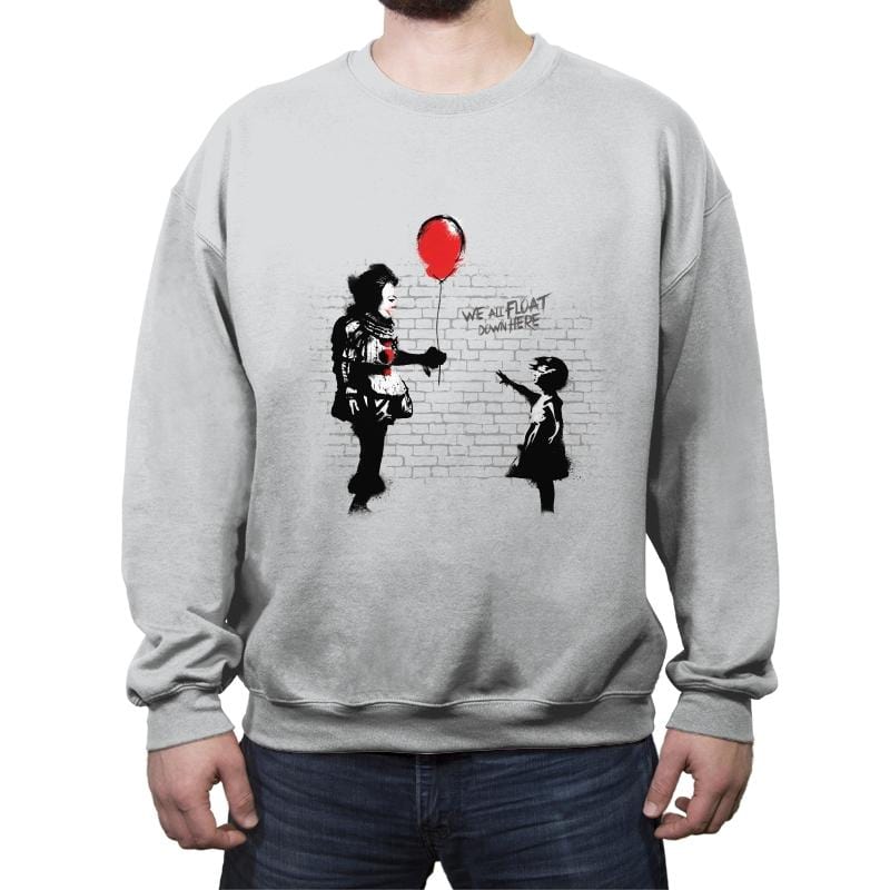 BanksIT - Crew Neck Sweatshirt Crew Neck Sweatshirt RIPT Apparel Small / Sport Gray