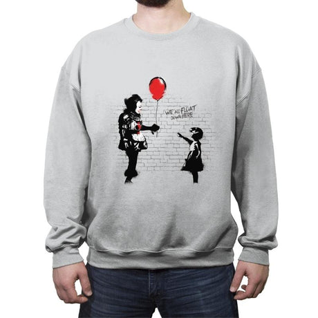 BanksIT - Crew Neck Sweatshirt Crew Neck Sweatshirt RIPT Apparel Small / Sport Gray