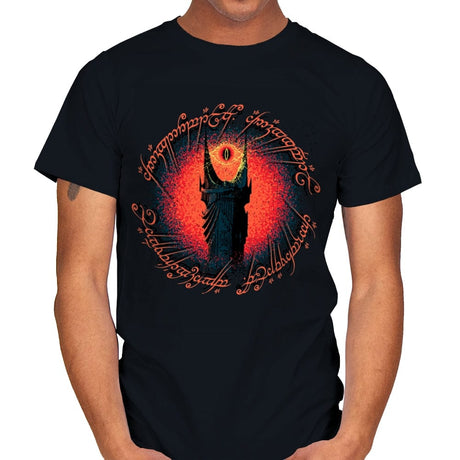 Barad-dûr - Mens T-Shirts RIPT Apparel Small / Black