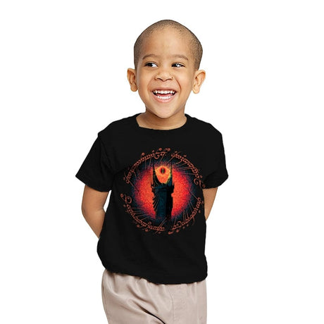 Barad-dûr - Youth T-Shirts RIPT Apparel X-small / Black