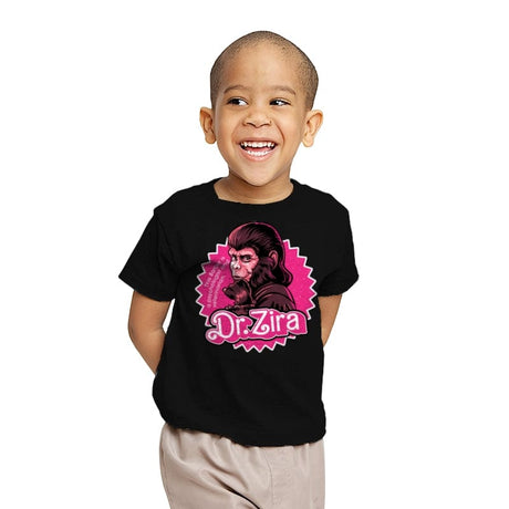 Barbie Ape - Youth T-Shirts RIPT Apparel X-small / Black