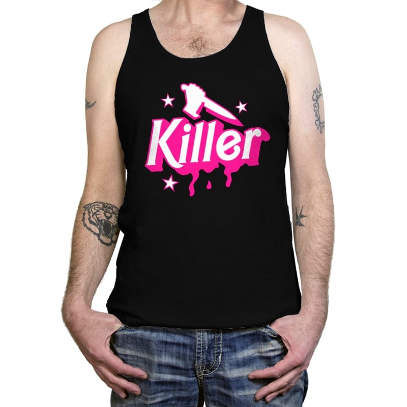Barbie Killer - Tanktop Tanktop RIPT Apparel X-Small / Black