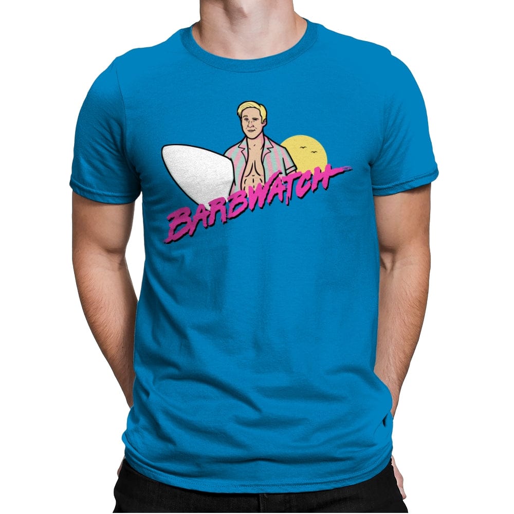Barbwatch! - Mens Premium T-Shirts RIPT Apparel Small / Turqouise
