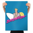 Barbwatch! - Prints Posters RIPT Apparel 18x24 / Sapphire