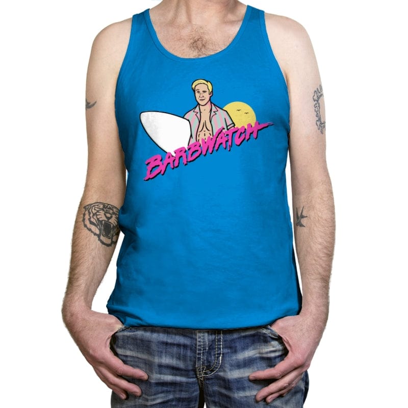 Barbwatch! - Tanktop Tanktop RIPT Apparel X-Small / Teal