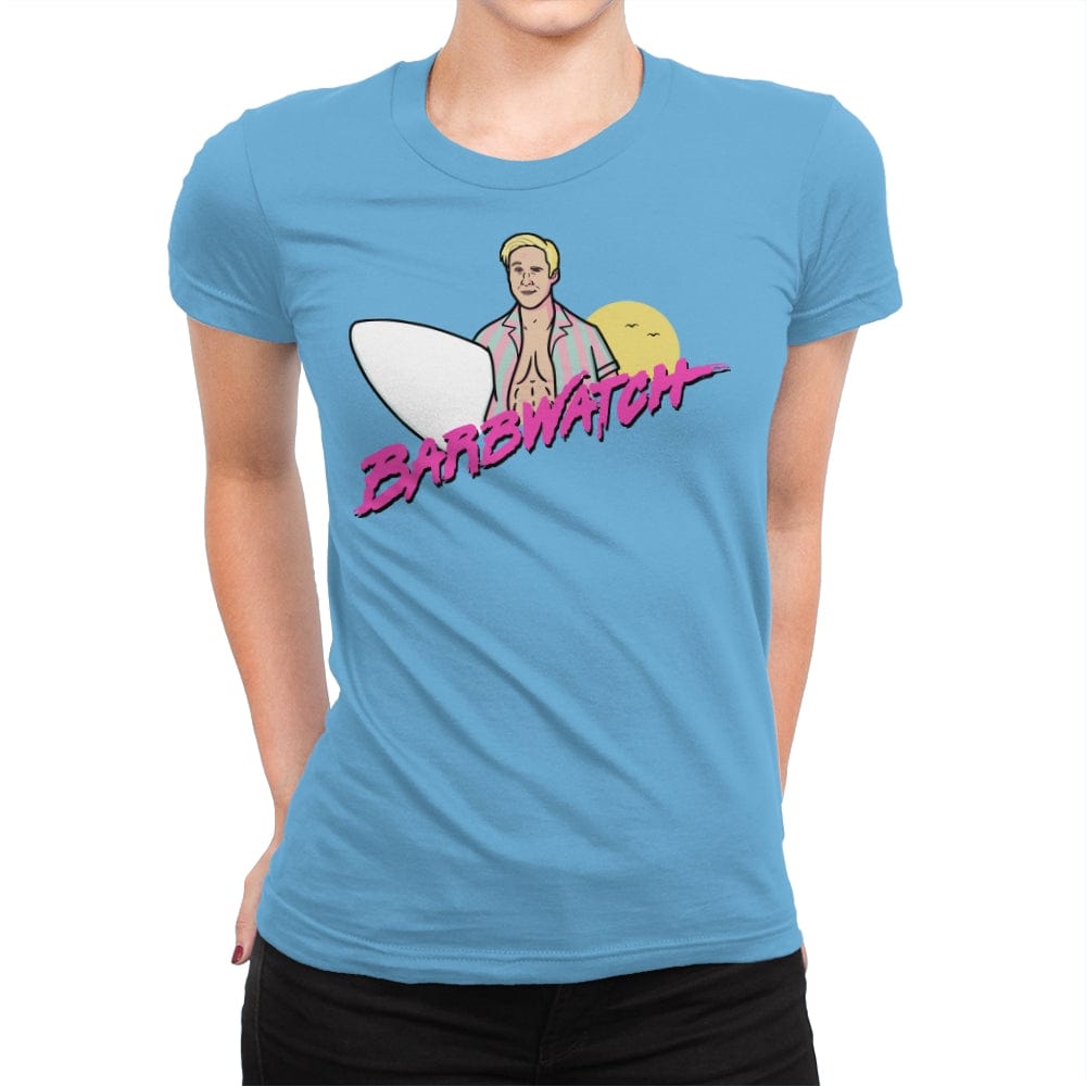 Barbwatch! - Womens Premium T-Shirts RIPT Apparel Small / Turquoise
