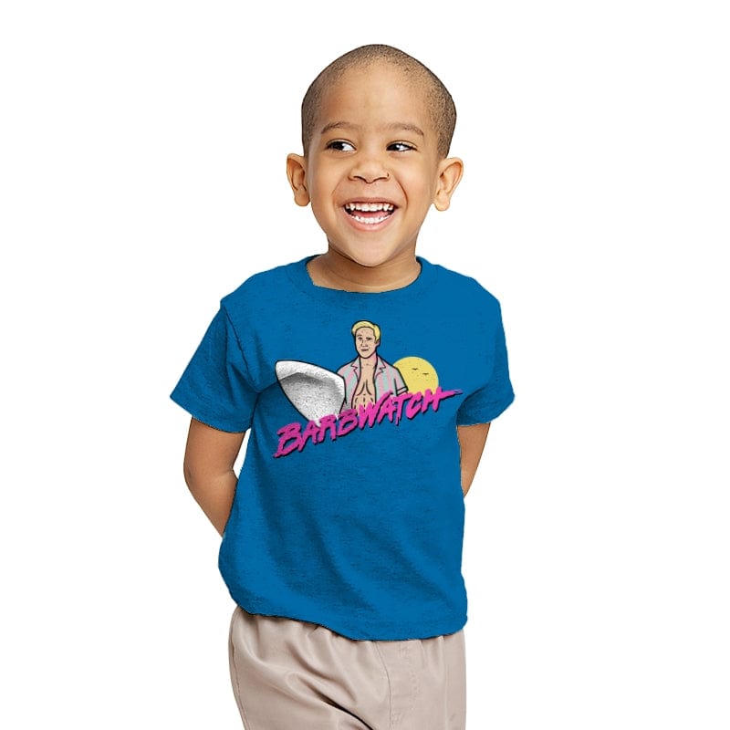 Barbwatch! - Youth T-Shirts RIPT Apparel X-small / Sapphire