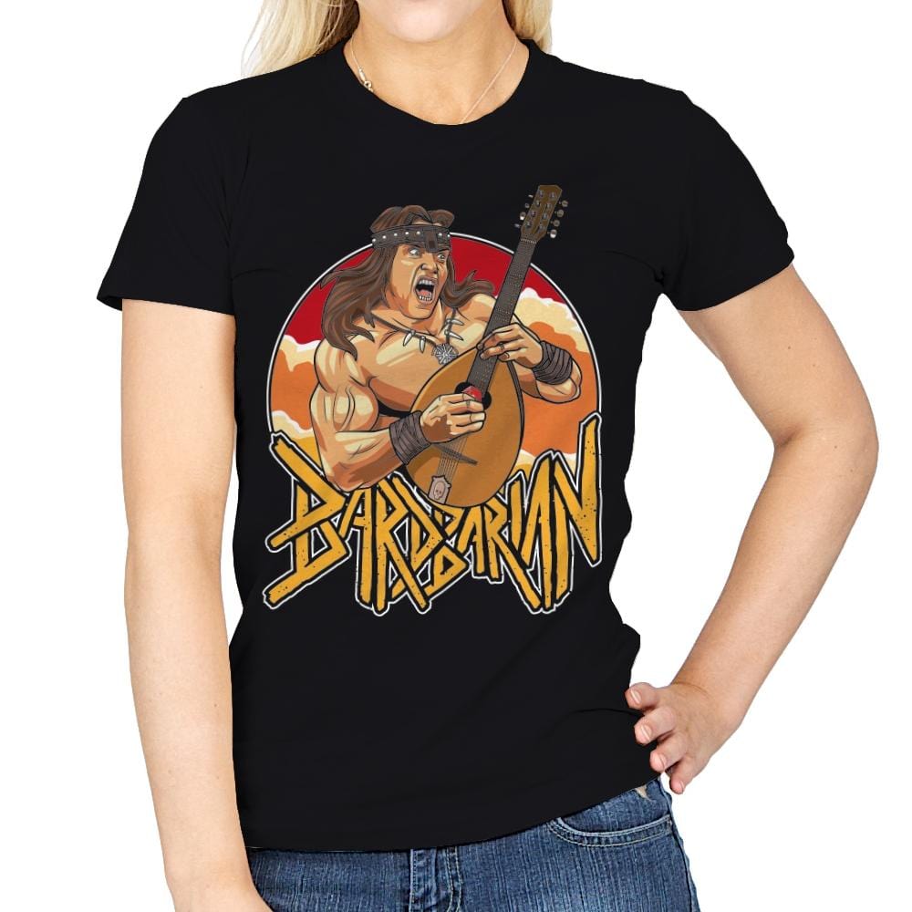 BardBarian - Womens T-Shirts RIPT Apparel Small / Black