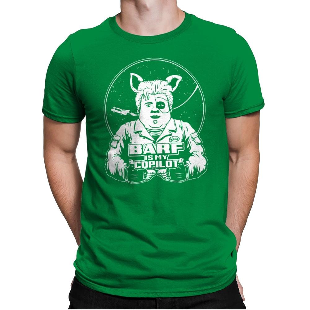 Barf Is My Copilot - Mens Premium T-Shirts RIPT Apparel Small / Kelly