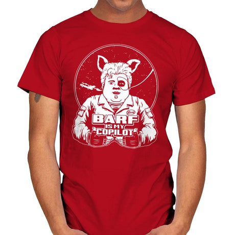 Barf Is My Copilot - Mens T-Shirts RIPT Apparel Small / Red