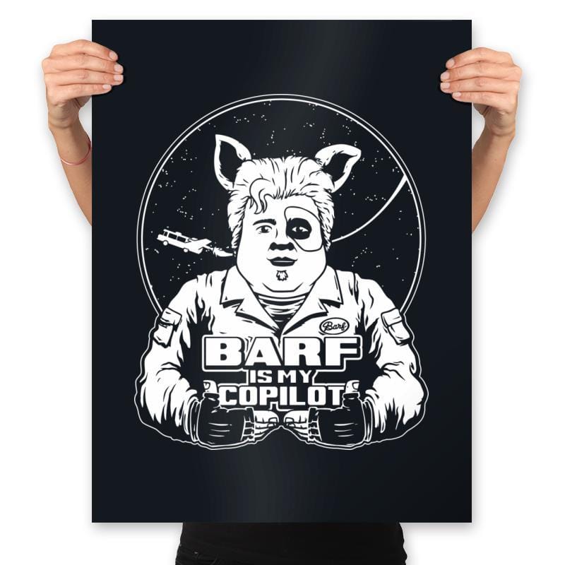 Barf Is My Copilot - Prints Posters RIPT Apparel 18x24 / Black