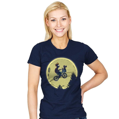 Bark Moon - Womens T-Shirts RIPT Apparel Small / Navy
