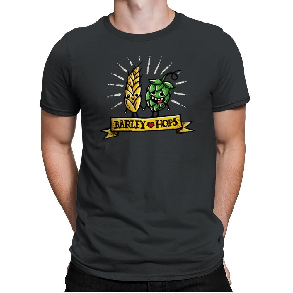 Barley Love Hopes - Mens Premium T-Shirts RIPT Apparel Small / Heavy Metal