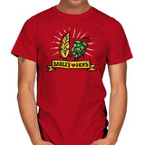 Barley Love Hopes - Mens T-Shirts RIPT Apparel Small / Red