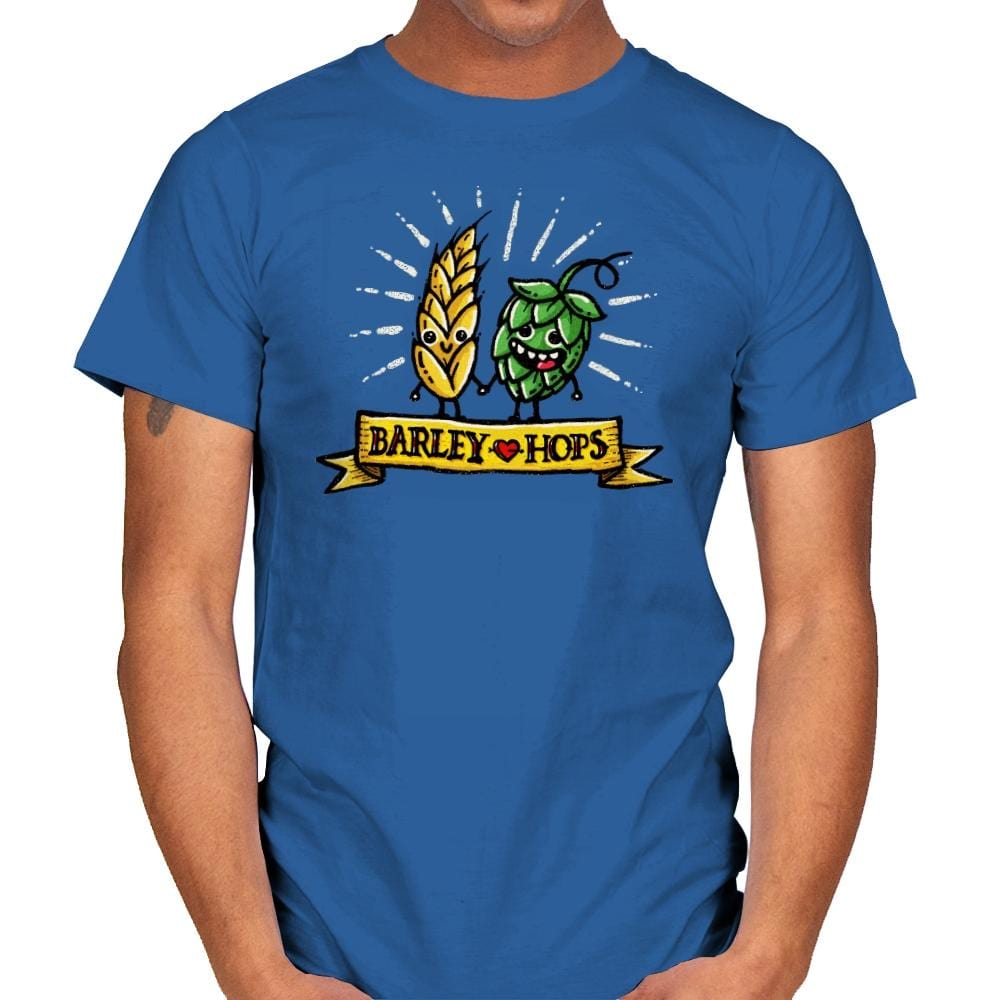 Barley Love Hopes - Mens T-Shirts RIPT Apparel Small / Royal