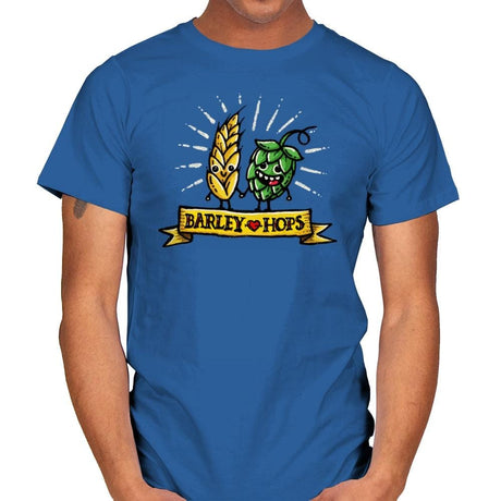 Barley Love Hopes - Mens T-Shirts RIPT Apparel Small / Royal
