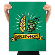 Barley Love Hopes - Prints Posters RIPT Apparel 18x24 / Kelly