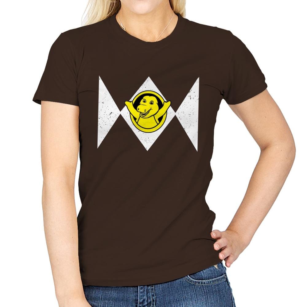 Barney Saurus - Womens T-Shirts RIPT Apparel Small / Dark Chocolate