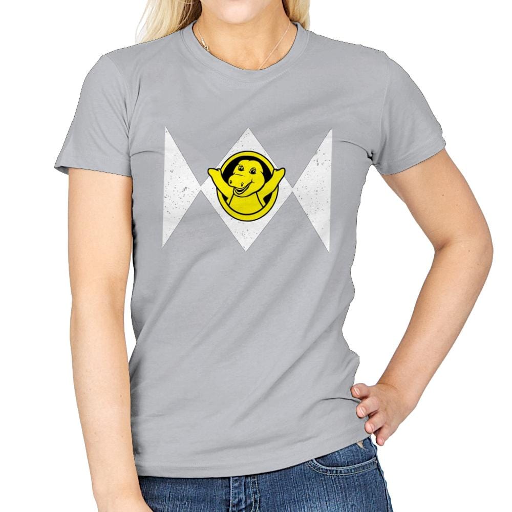 Barney Saurus - Womens T-Shirts RIPT Apparel Small / Sport Grey