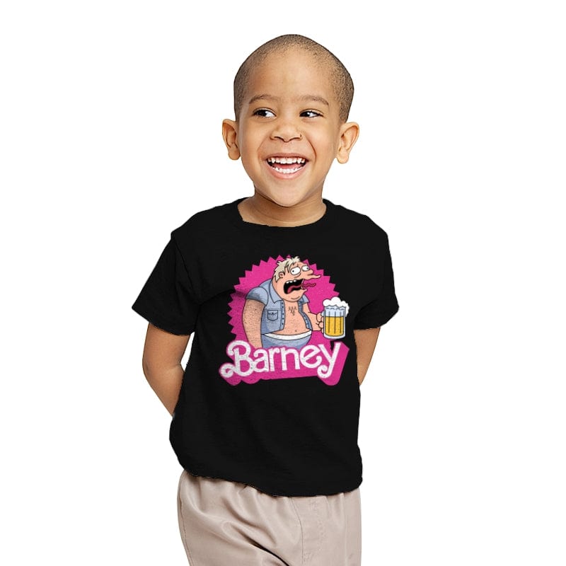 Barney - Youth T-Shirts RIPT Apparel X-small / Black