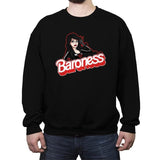 Baroness Doll - Crew Neck Sweatshirt Crew Neck Sweatshirt RIPT Apparel