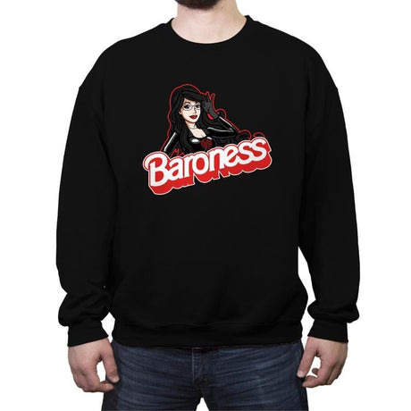 Baroness Doll - Crew Neck Sweatshirt Crew Neck Sweatshirt RIPT Apparel