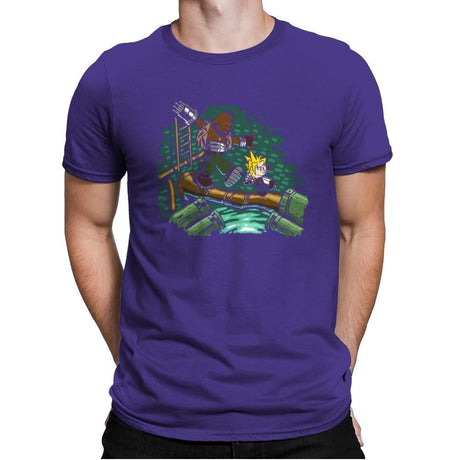 Barret & Cloud - Mens Premium T-Shirts RIPT Apparel Small / Purple Rush