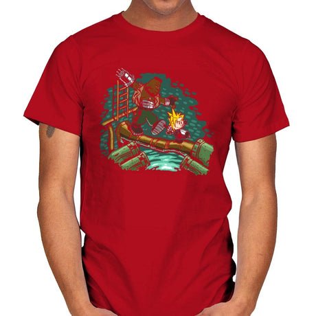 Barret & Cloud - Mens T-Shirts RIPT Apparel Small / Red