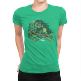 Barret & Cloud - Womens Premium T-Shirts RIPT Apparel Small / Kelly Green