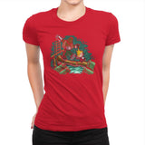 Barret & Cloud - Womens Premium T-Shirts RIPT Apparel Small / Red