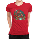 Barret & Cloud - Womens Premium T-Shirts RIPT Apparel Small / Red