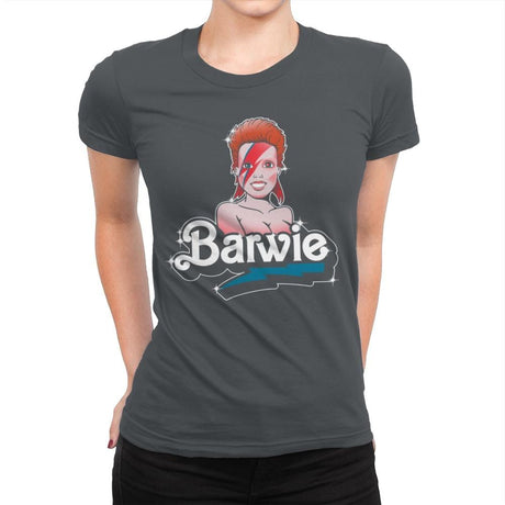 Barwie - Womens Premium T-Shirts RIPT Apparel Small / Heavy Metal
